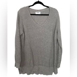 Old Navy Grey V Neck Sweater Size XXL